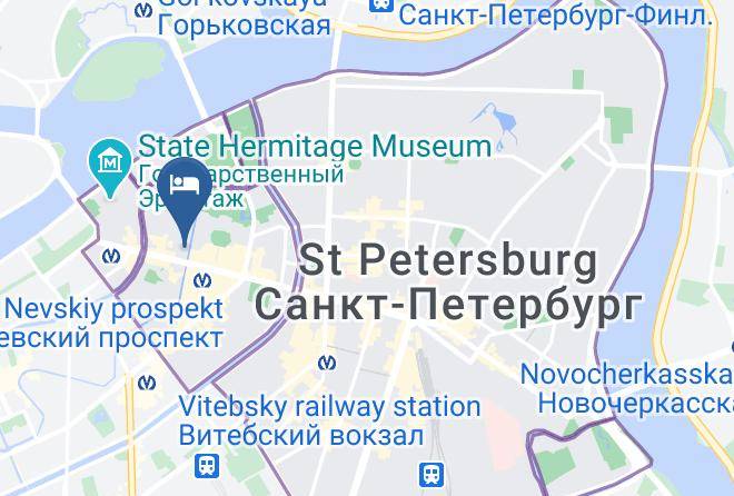 Saint Petersburg - Druz'ya U Doma Knigi Maps