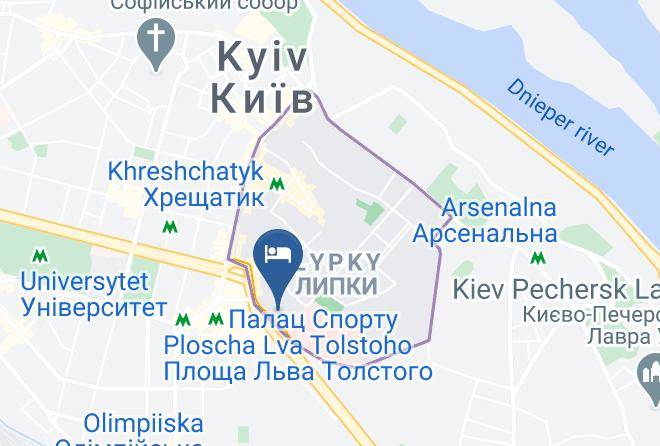 Friends Forever Hostel Mapa
 - Kyiv City - Kyiv