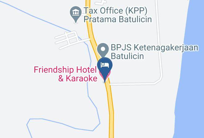 Tanah Bumbu Regency - Friendship Hotel & Karaoke Maps