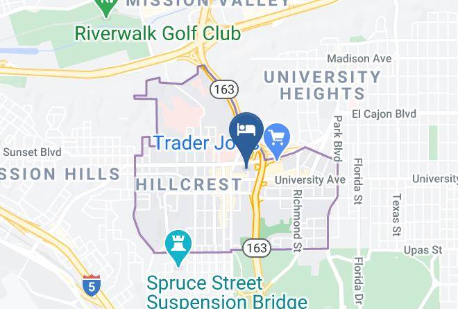 San Diego - Friendship Hotel Maps
