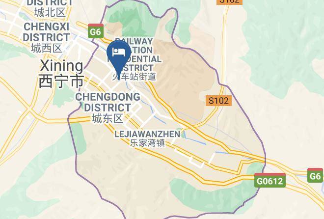 Xining - Friendship Hotel Maps