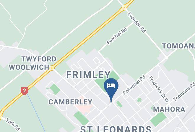Hastings - Frimley Lodge Motel Maps