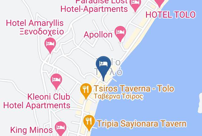 Argolis - Frini Hotel Maps
