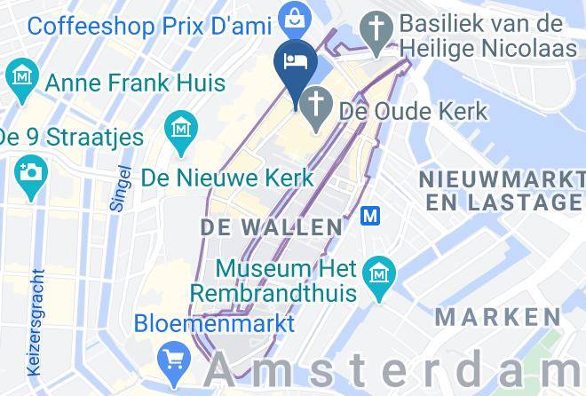 Amsterdam - Hotel Beursstraat Maps