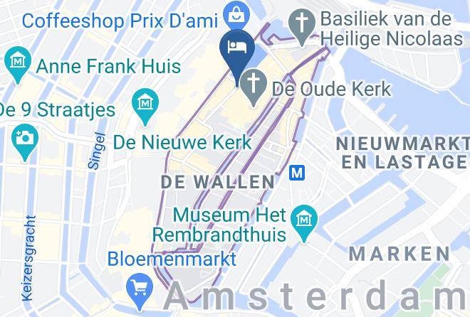 Amsterdam - The Frisco Inn Maps