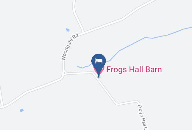 Frogs Hall Barn Map