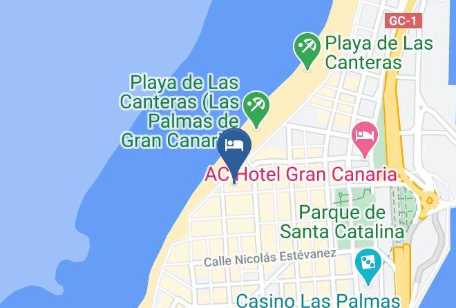 Las Palmas - Front Line With Wifi And Balcony Lm52 By Canariasgetaway Maps