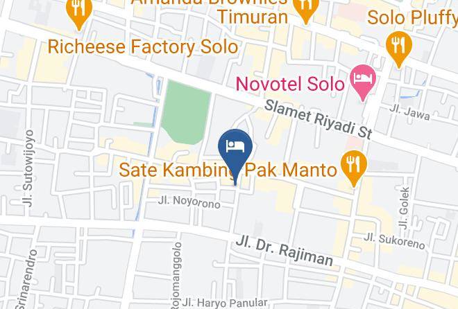 Surakarta - Front One Boutique Brani Solo Maps