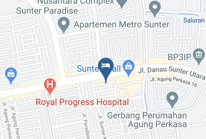 North Jakarta - Front One Cabin Sunter Maps