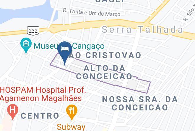 Serra Talhada - Frontal Da Serra Maps