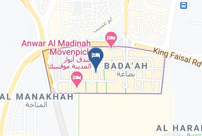 Medina - Frontel Al Harithia Hotel Madina Maps