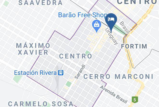Rivera Centro - Frontier Hotel Maps