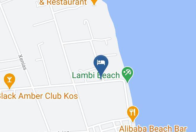 Kos - Frosini Hotel Maps