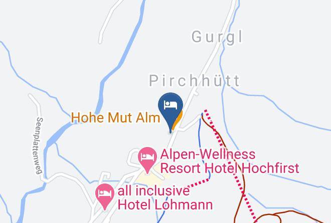 Imst - Fruhstuckpension Hohenfels Maps