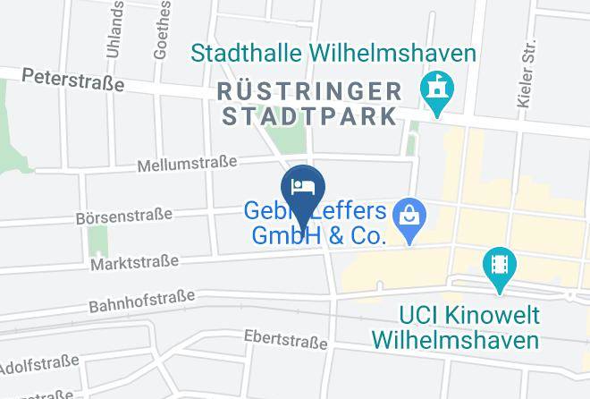 Wilhelmshaven - Fruhstuckshotel Furstenwerth Maps
