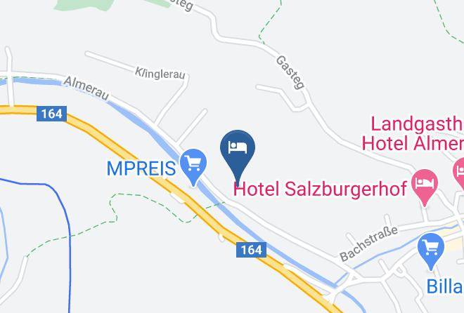 Zell Am See - Fruhstuckspension Auhof Maps