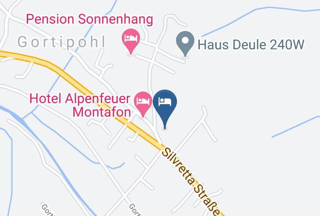 Bludenz - Fruhstuckspension Cafestube Montiel Maps