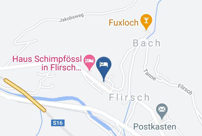 Landeck - Fruhstuckspension Doris Maps
