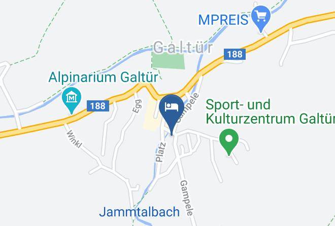 Landeck - Fruhstuckspension & Ferienhaus Fadnerspitze Maps