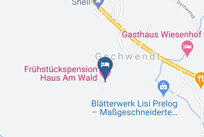 Salzburg Umgebung - Fruhstuckspension Haus Am Wald Maps