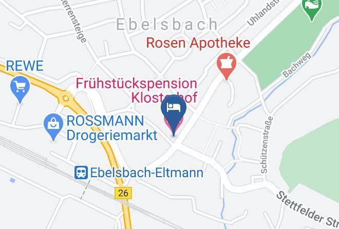 Hasberge - Fruhstuckspension Klosterhof Maps