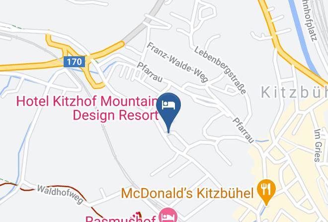 Kitzbuhel - Fruhstuckspension Muhlbergerhof Kitzbuhel Maps