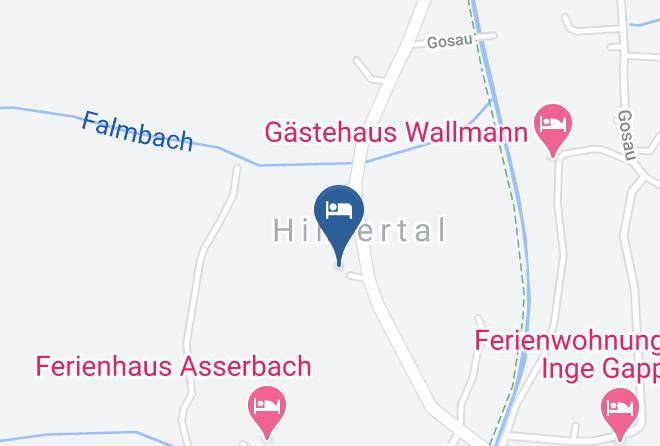 Gmunden - Fruhstuckspension Pachler Maps