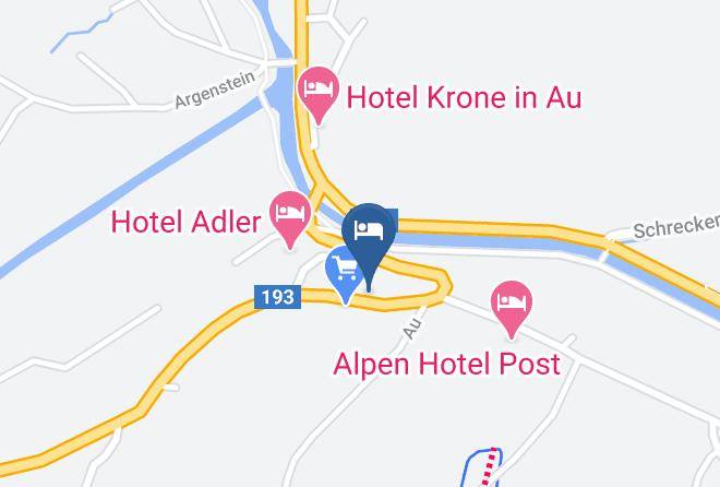 Bregenz - Fruhstuckspension Ruf Maps