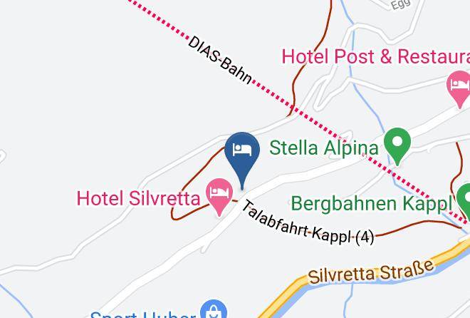 Landeck - Fruhstuckspension Tschatscha Kappl Maps