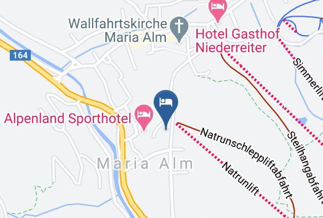 Zell Am See - Fruhstuckspension Urchenhof Maps