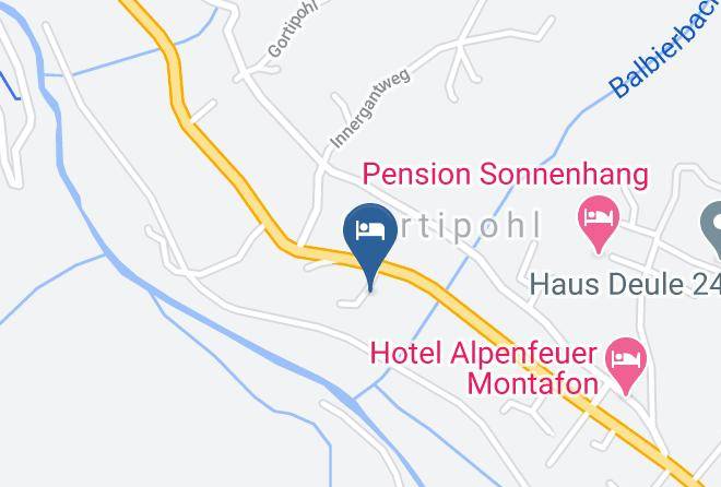 Bludenz - Fruhstuckspension Willi Maps