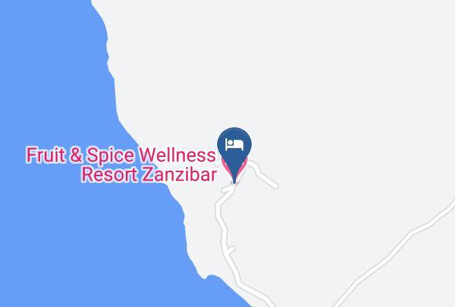 Fruit & Spice Wellness Resort Zanzibar Map