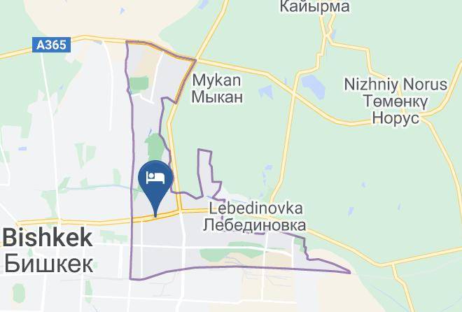 Bishkek - Frunze Hotel Maps