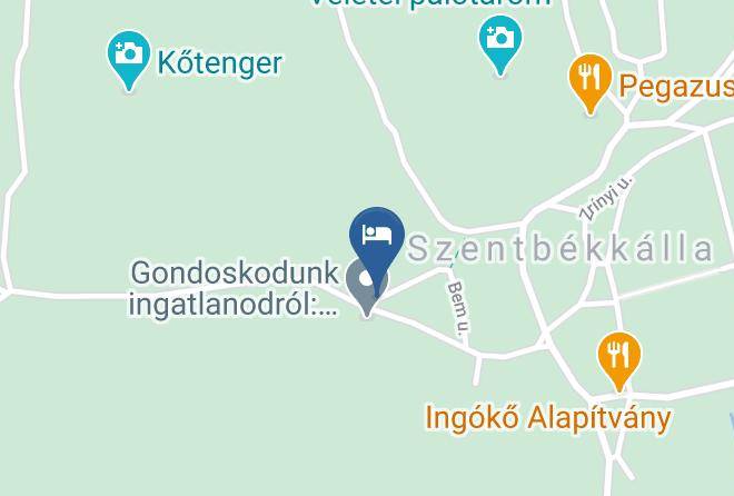 Szentbekkalla - Fruzsi Vendeghaz Maps