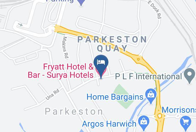 Essex - Fryatt Hotel & Bar Surya Hotels Maps