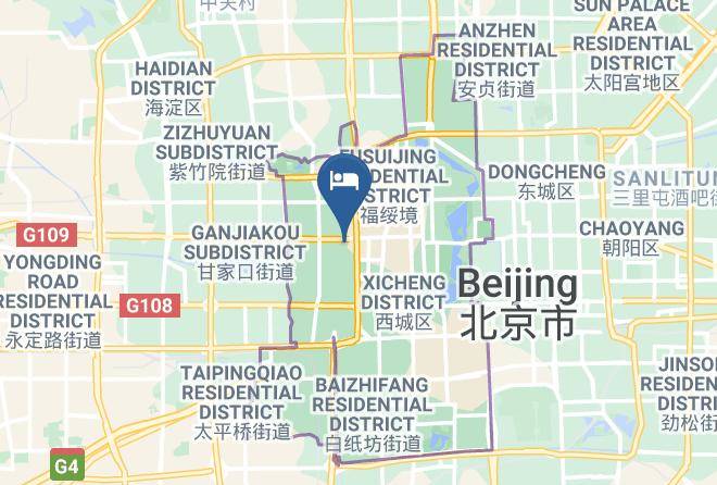Xicheng District - Fuchengmen Hotel Maps