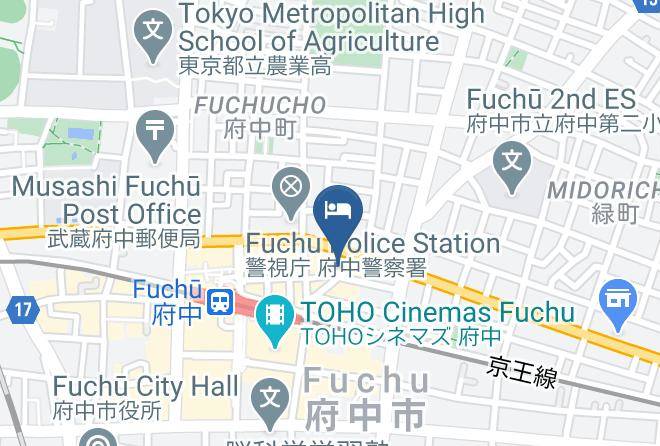Fuchu City - Fuchu Urban Hotel Maps