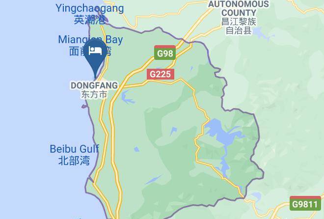 Dongfang - Fudao Haiwan Hotel Maps