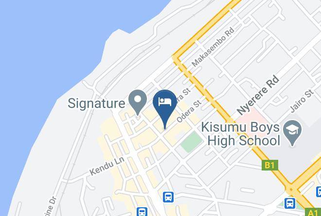 Fuel Junction Hotel Map - Nyanza - Kisumu