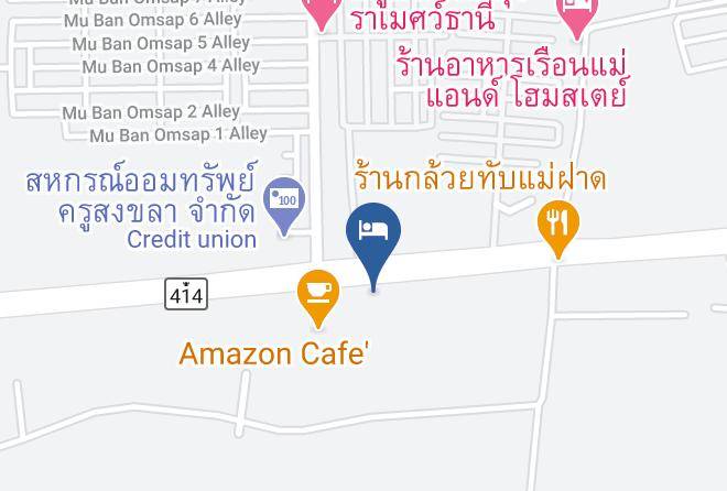 Amphoe Hat Yai - Fueng Fa Resort Maps