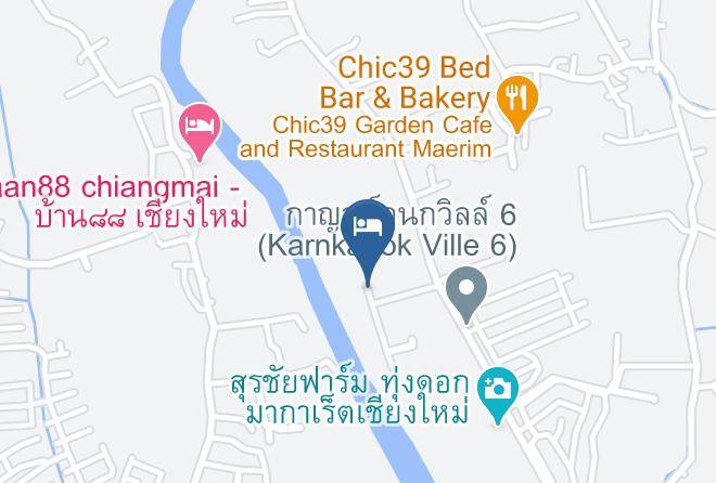 Fuengfah Riverside Garden Resort Chiang Mai Map