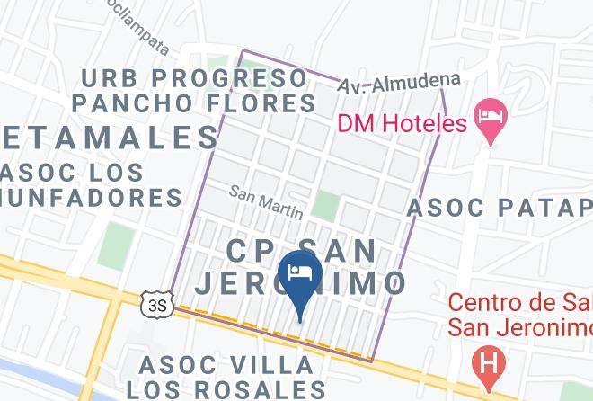 San Jeronimo - Fuente De Agua Hotel Maps