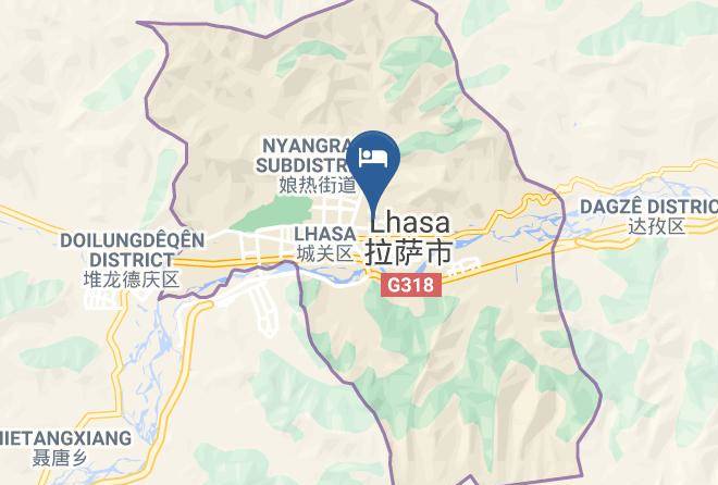 Lhasa - Fufanlin Restaurant Maps