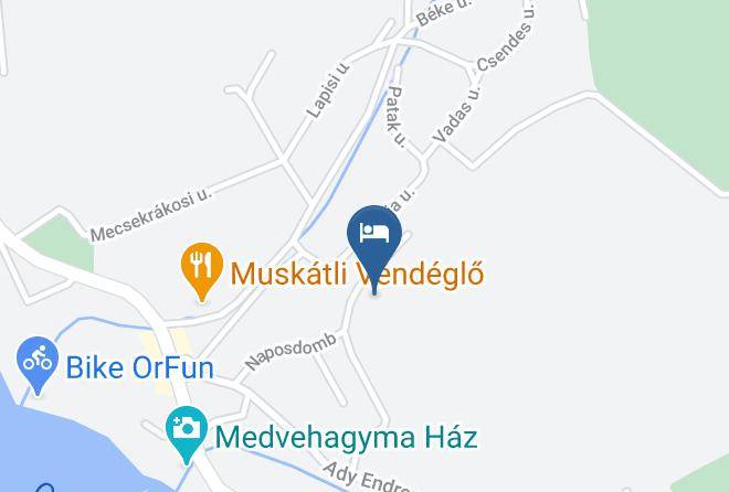 Fugefa Vendeghaz Map