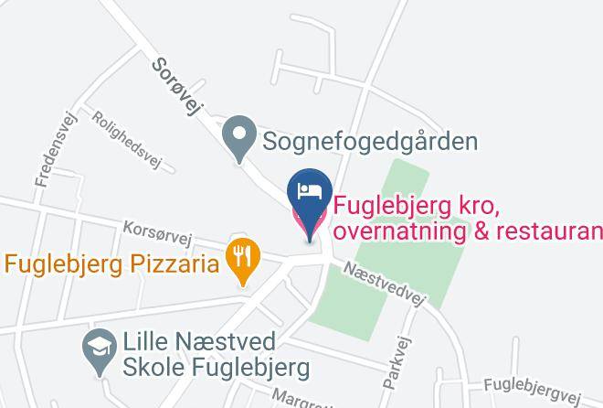 Fuglebjerg - Fuglebjerg Kro Overnatning & Restaurant Maps