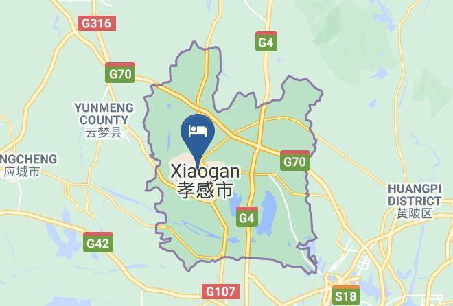 Xiaogan - Fuhua Boutique Hotel Maps