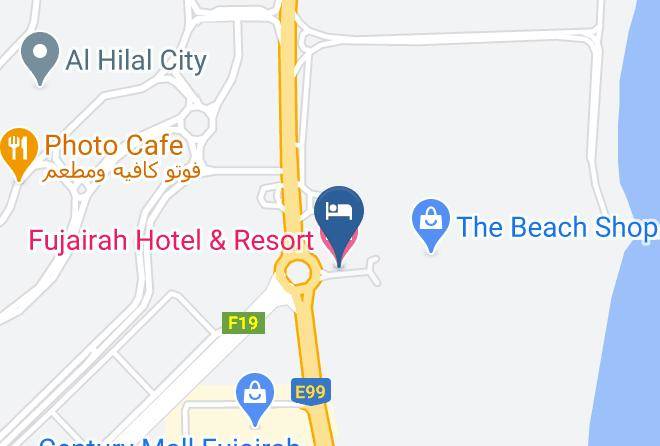 Fujairah - Fujairah Hotel & Resort Maps