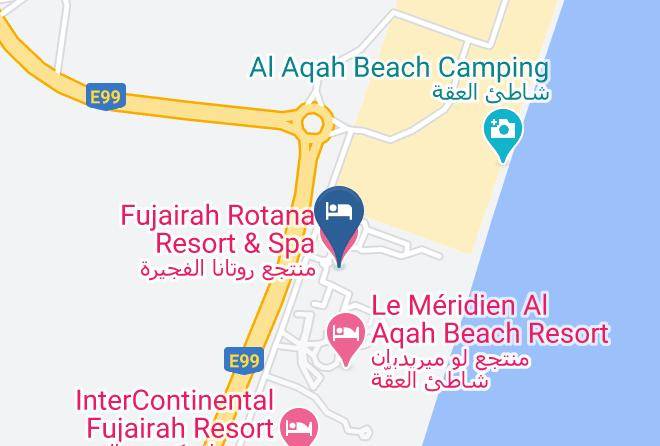 Taween Area - Fujairah Rotana Resort & Spa Maps