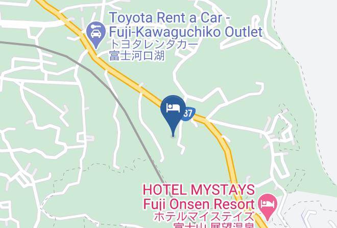 Fujikawaguchiko Townminamitsuru District - Fuji Kawaguchiko Resort Hotel Maps