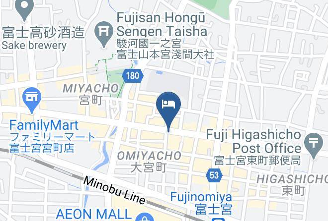 Fujinomiya City - Fuji Lodge Maps